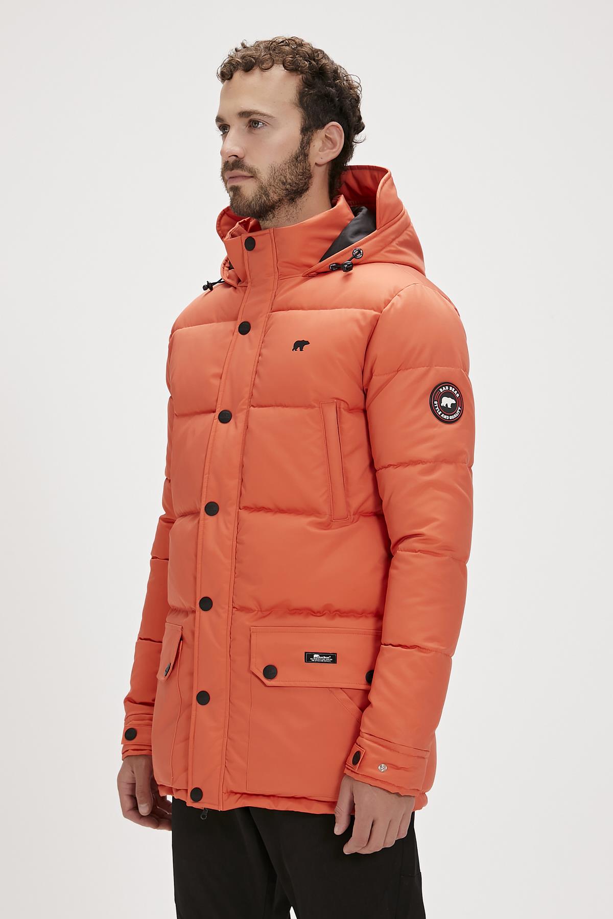 Colonel Puffer Ginger Tarçın Erkek  Kapüşonlu Mont