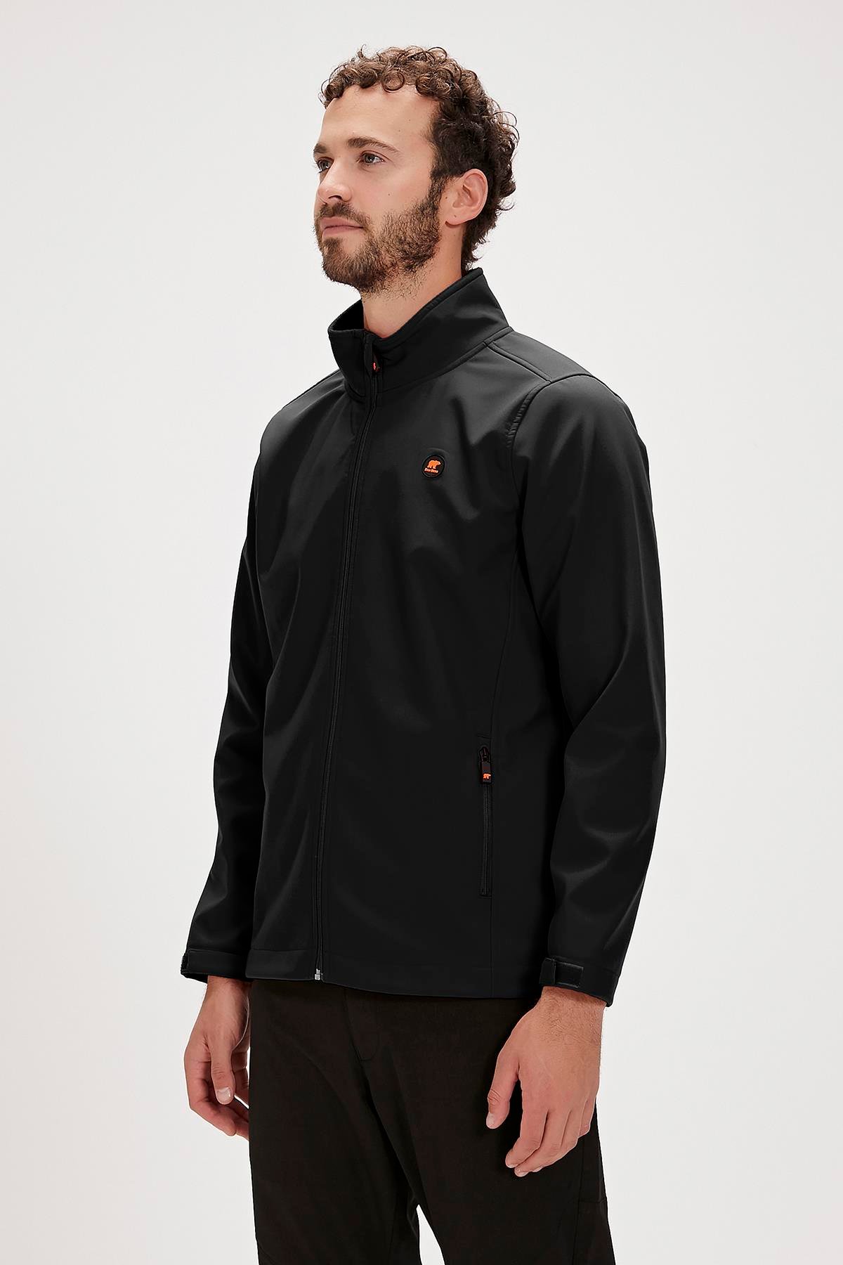 Conch Black Mens Softshell Jacket