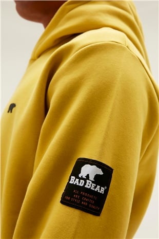 Cordless Hoodie Cider Sarı Kapüşonlu Erkek Sweatshirt