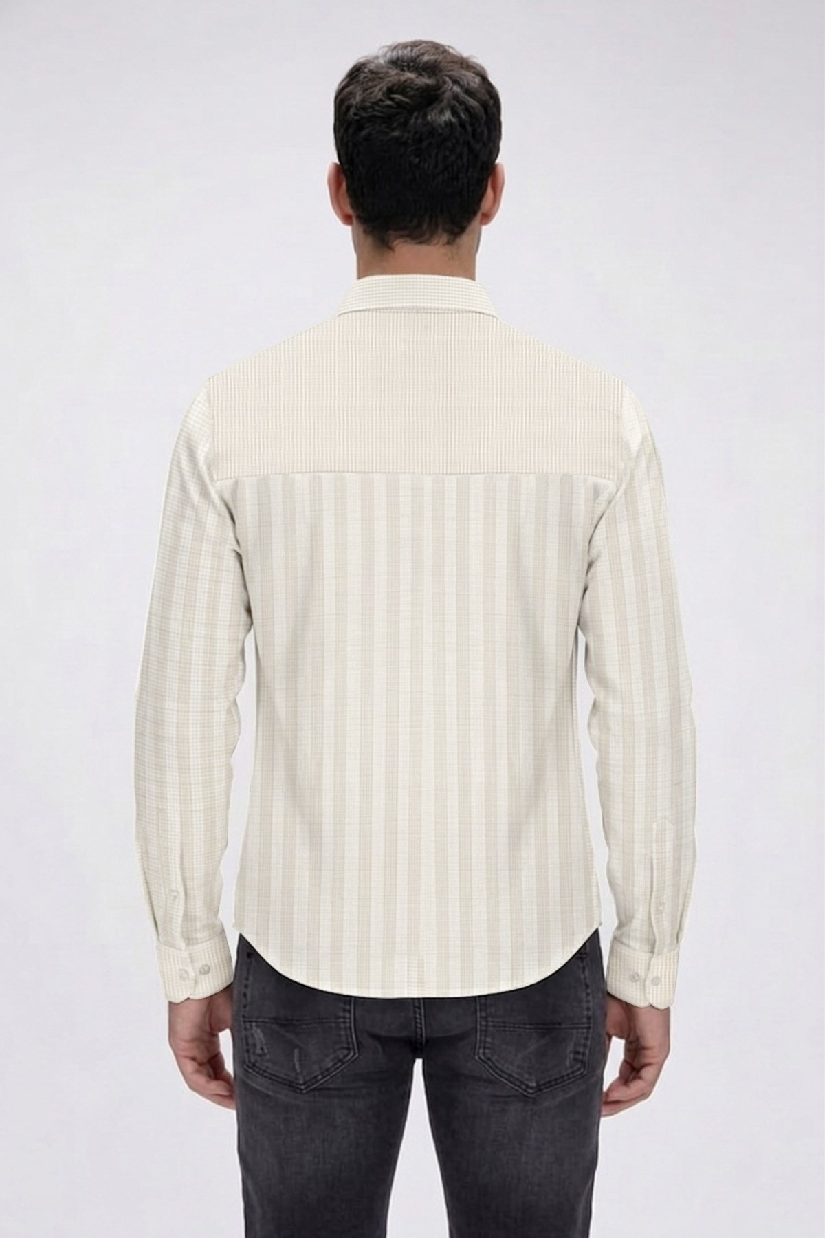 Essentıal Bej Erkek Gömlek