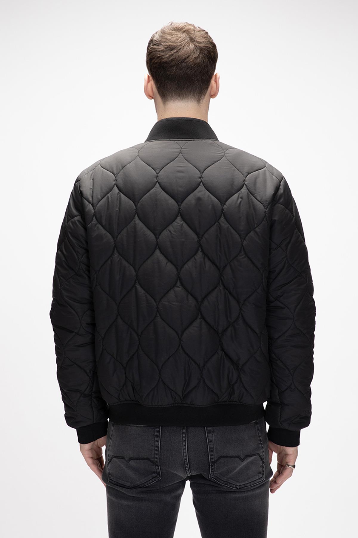 Down Brussel Si̇yah Erkek Mont