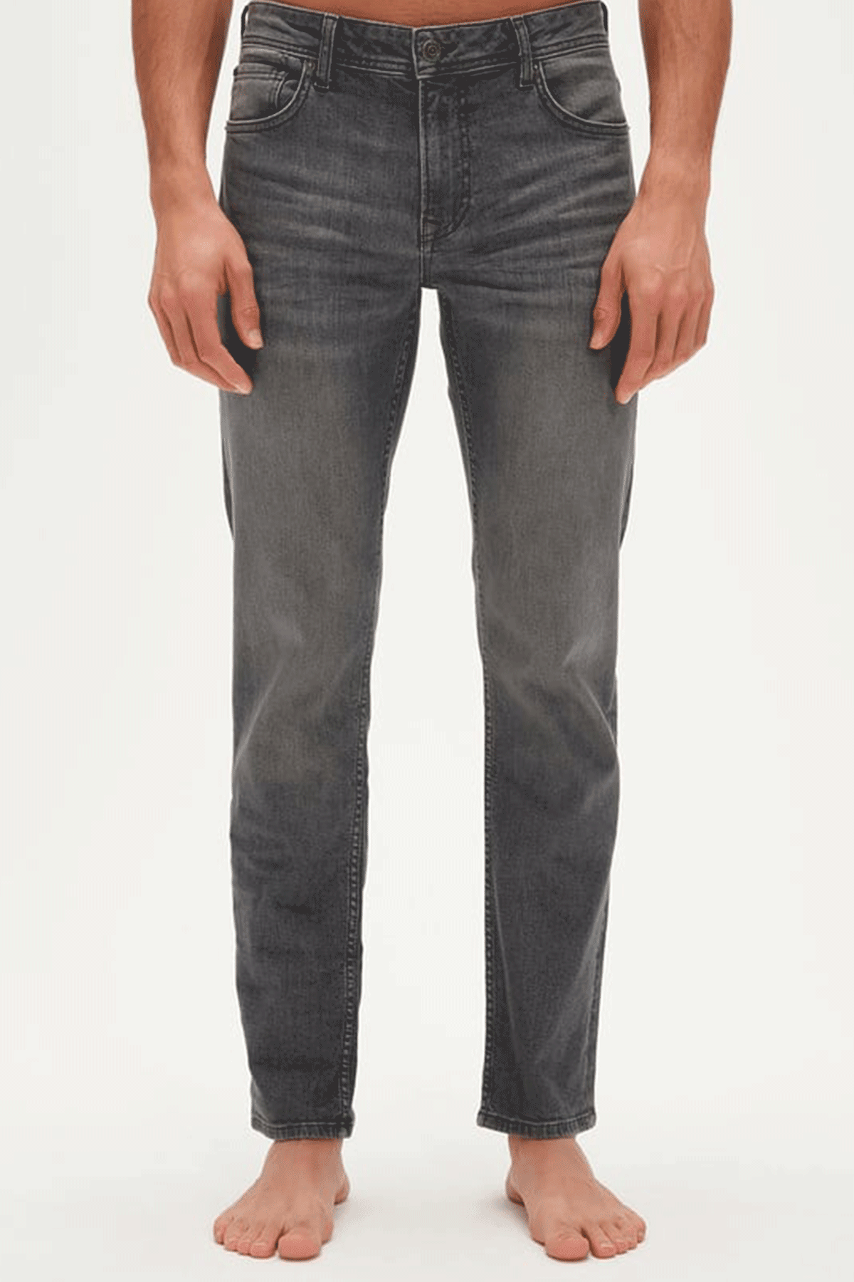 Dante Jeans Gri Erkek Denim Pantolon