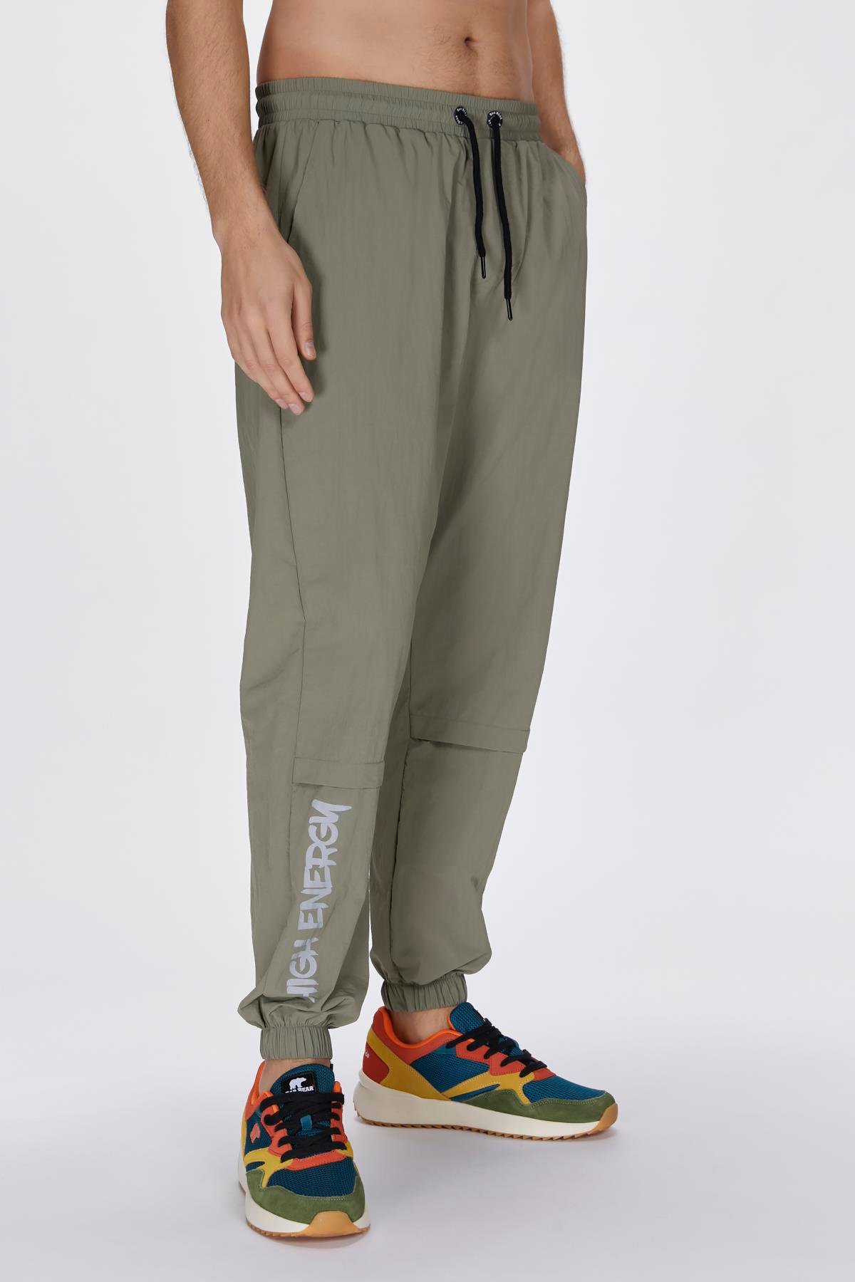 David Yeşil Erkek Jogger Pantolon