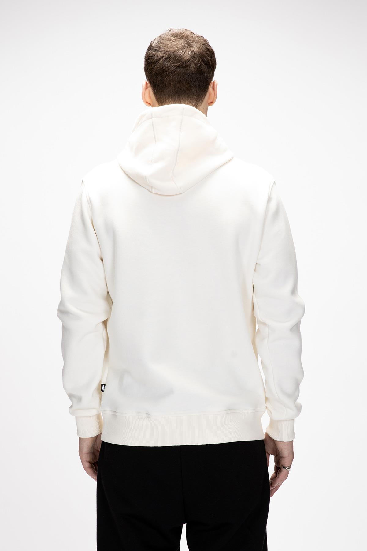Lake Marshmallow Kapüşonlu Erkek Sweatshirt