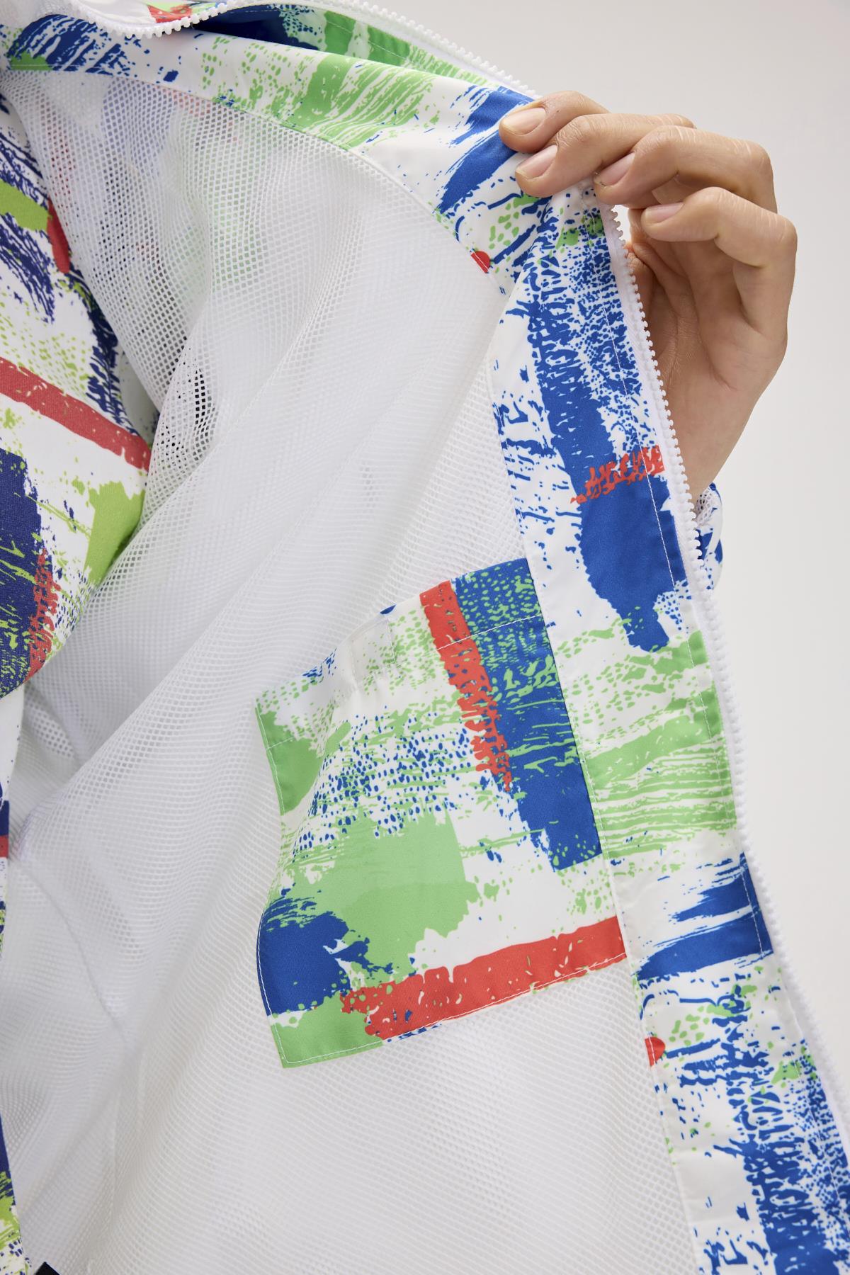 Doyle Beyaz Erkek Rüzgarlık