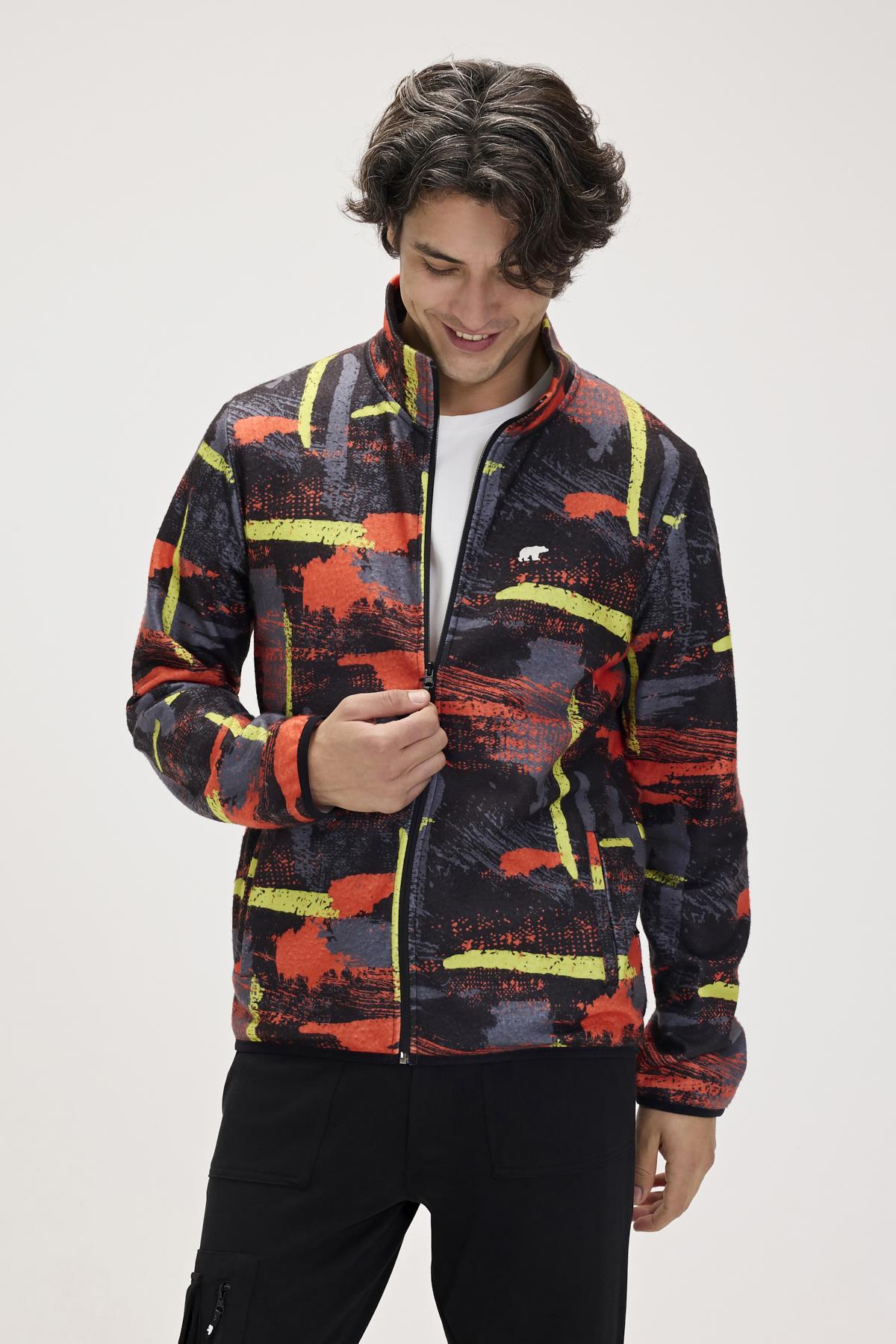 Men's Fleece Models with Zipper and Hood - Bad Bear