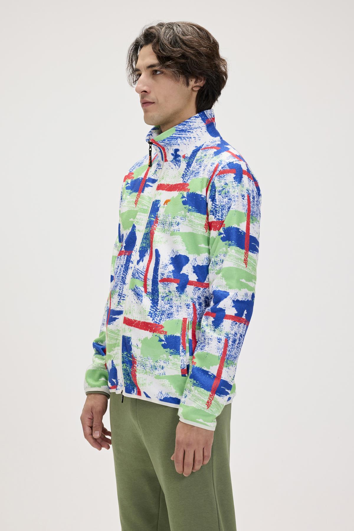 Drew Beyaz Erkek Polar Sweatshirt