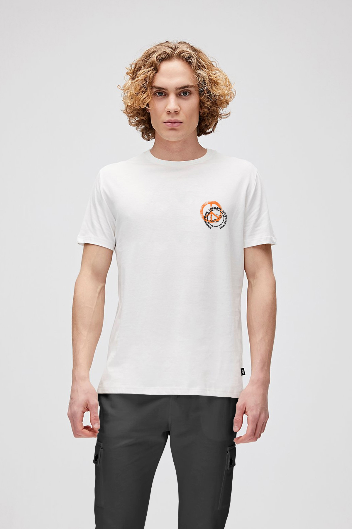 EVERYDAY URBAN T-SHIRT PRINTED T-SHIRT BEYAZ  MAN T-SHIRT EVERYDAY URBAN T-SHIRTEVERYDAY URBAN T-SHIRT