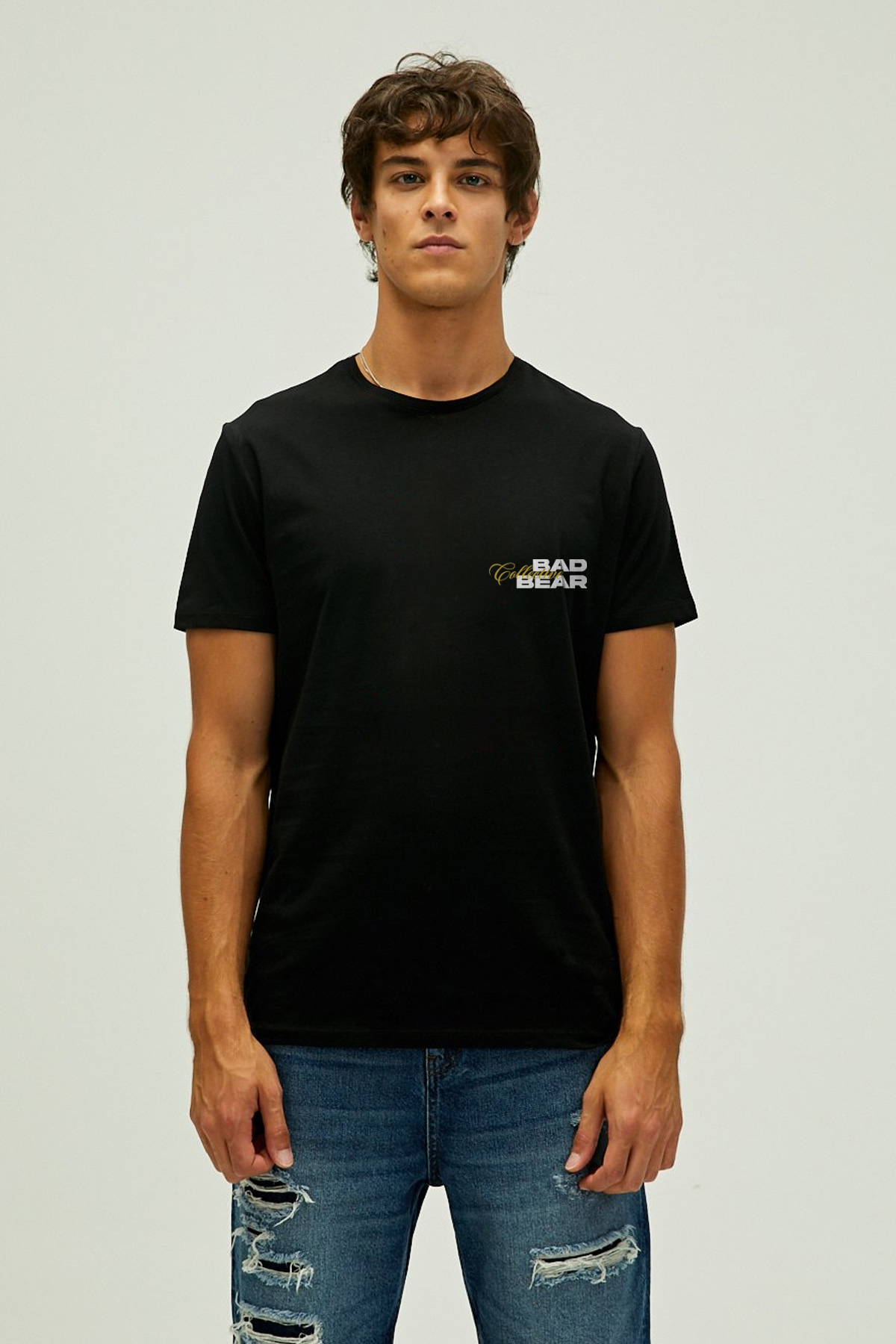 COLLECTIVE T-SHIRT PRINTED T-SHIRT SİYAH  MAN T-SHIRT COLLECTIVE T-SHIRTCOLLECTIVE T-SHIRT