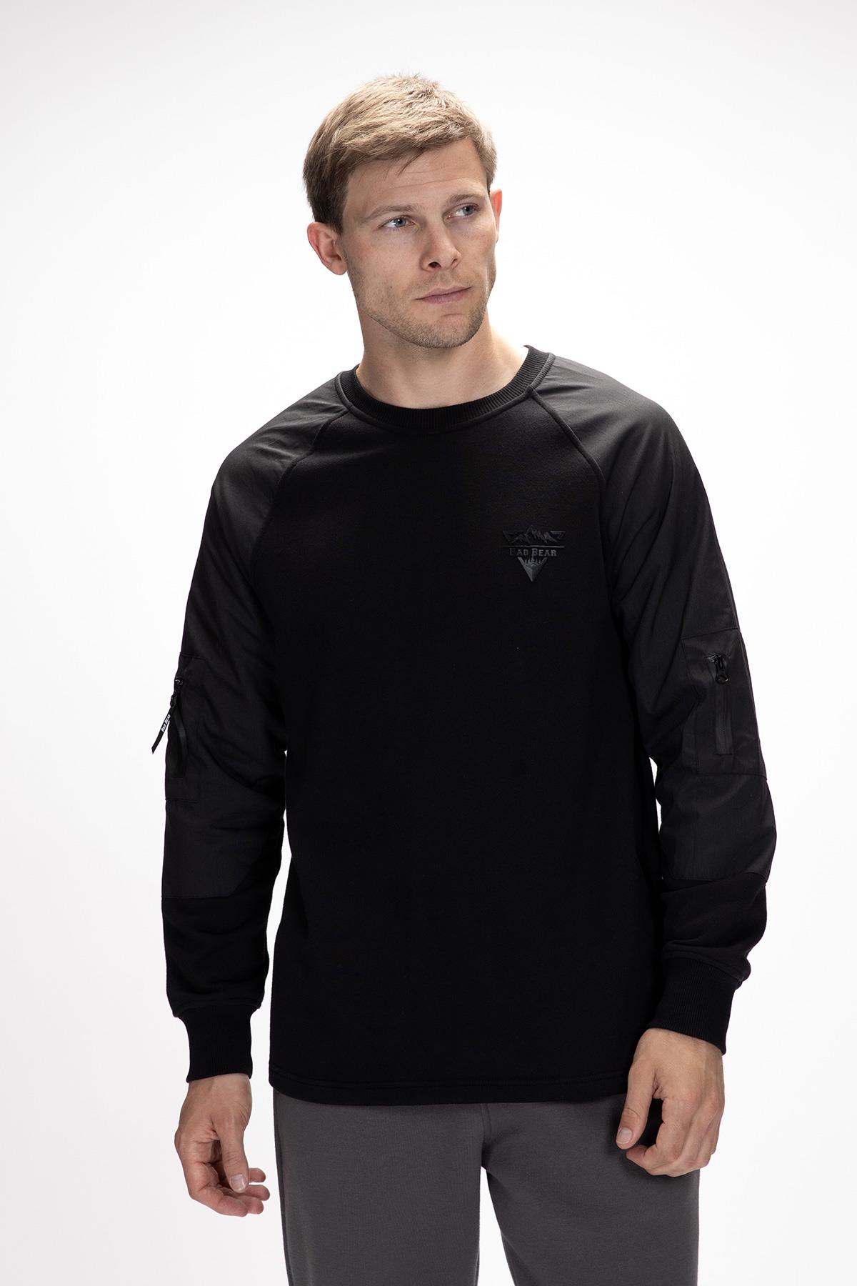 HILL CREWNECK CREWNECK SİYAH BELİRTİLMEMİŞ MAN SWEATSHIRT HILL CREWNECKHILL CREWNECK