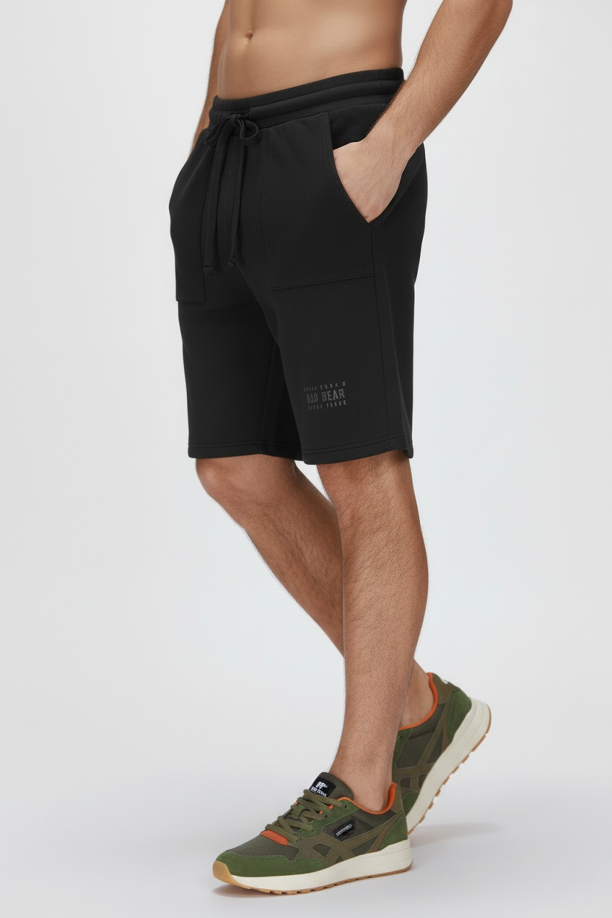 UPSIDE DOWN SWEATSHORT SWEATSHORTS SİYAH BELİRTİLMEMİŞ MAN SHORTS UPSIDE DOWN SWEATSHORTUPSIDE DOWN SWEATSHORT
