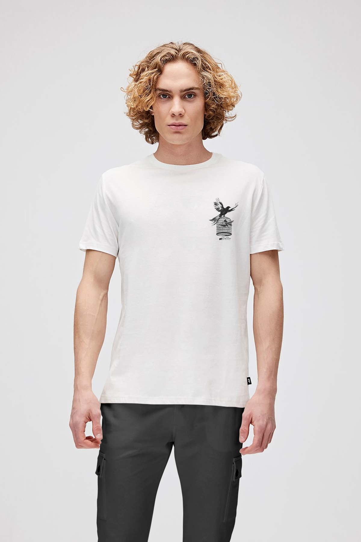 FISH DREAM T-SHIRT PRINTED T-SHIRT BEYAZ  MAN T-SHIRT FISH DREAM T-SHIRTFISH DREAM T-SHIRT