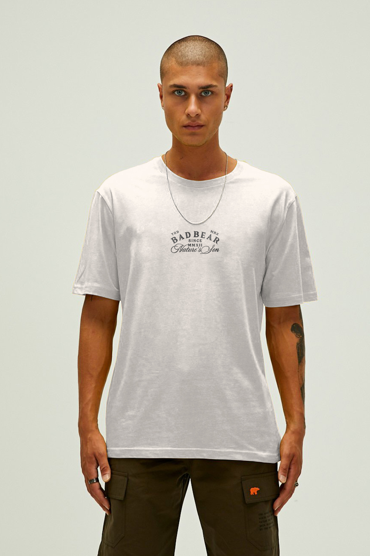 UNBEARABLE  T-SHIRT PRINTED T-SHIRT BEYAZ  MAN T-SHIRT UNBEARABLE  T-SHIRTUNBEARABLE  T-SHIRT