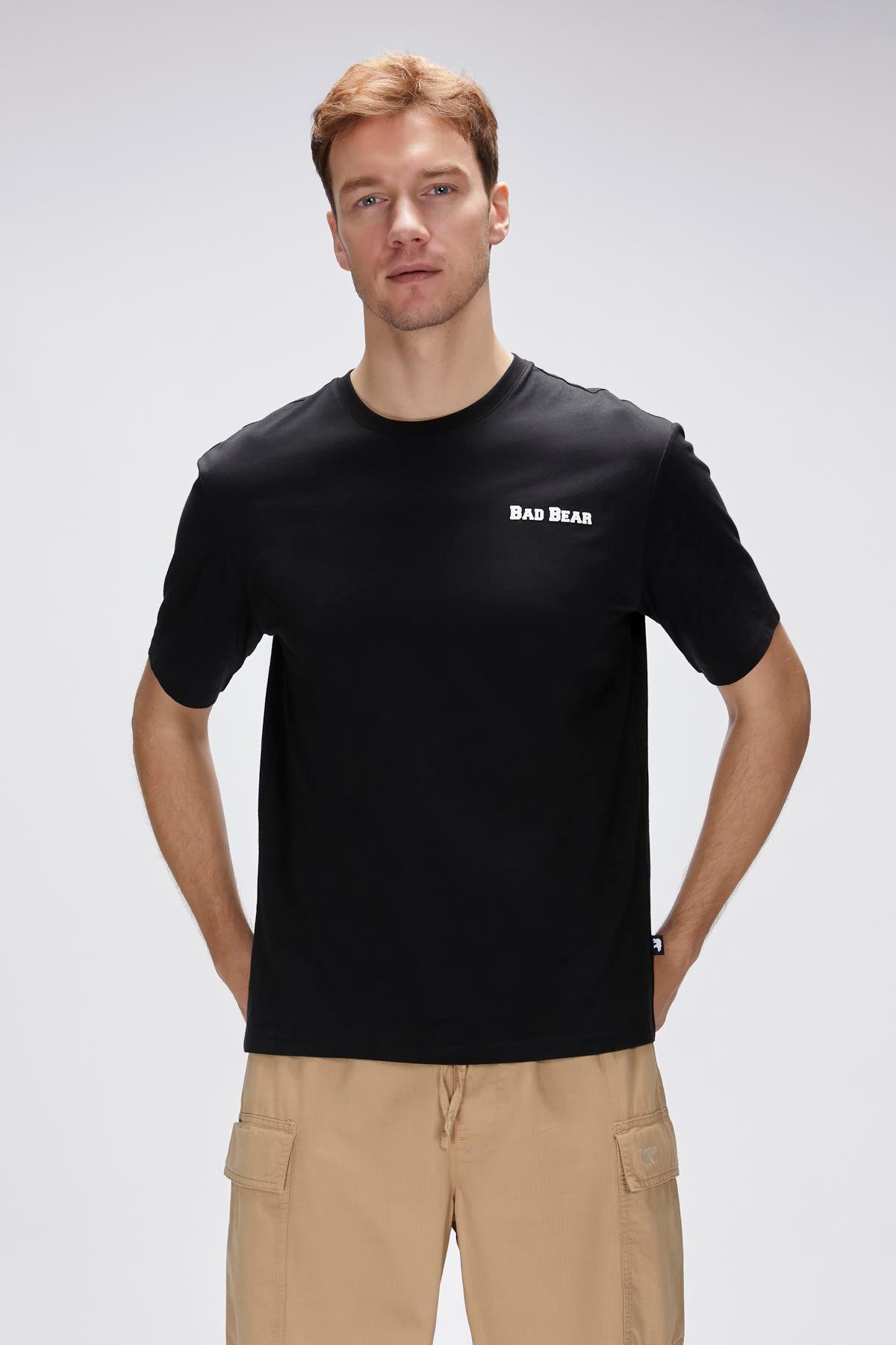 Eddy Siyah Erkek Baskılı Tişört