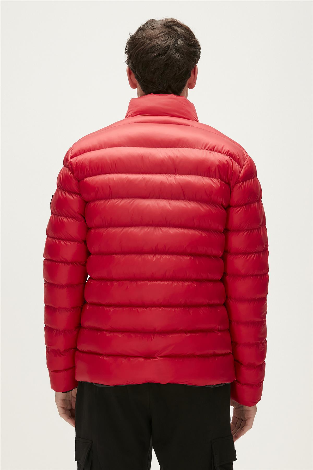 Boss Puffer Kırmızı Erkek Mont