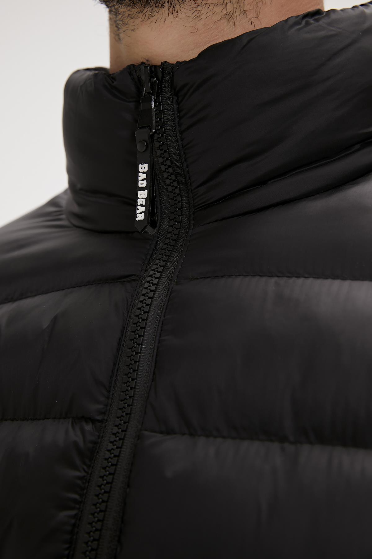 Boss Puffer Siyah Erkek Mont