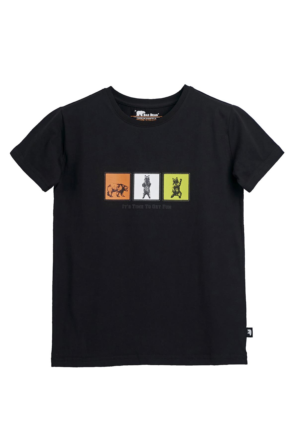 Entree Siyah Baskılı Çocuk Tişört