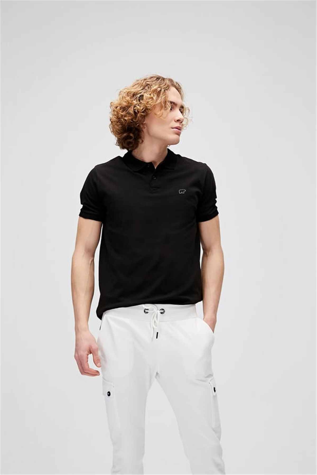 RIXON POLO POLO T-SHIRT SİYAH DÜĞMELİ MAN T-SHIRT RIXON POLORIXON POLO