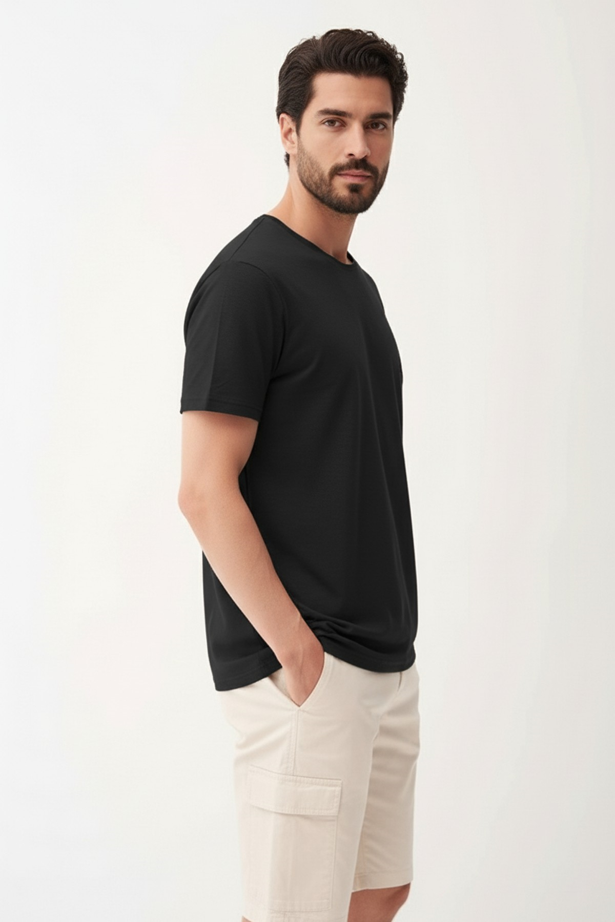 Flam Urbanıst Siyah Basic Erkek Tişört