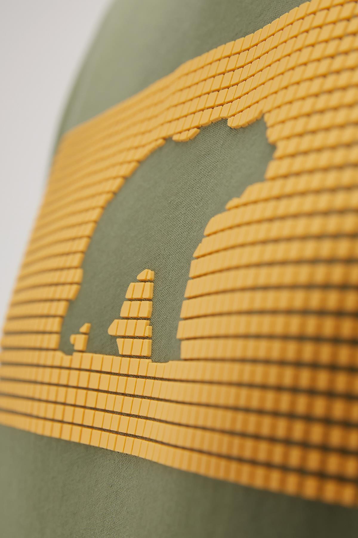 Fancy Soluk Yeşil Baskılı Erkek Tişört