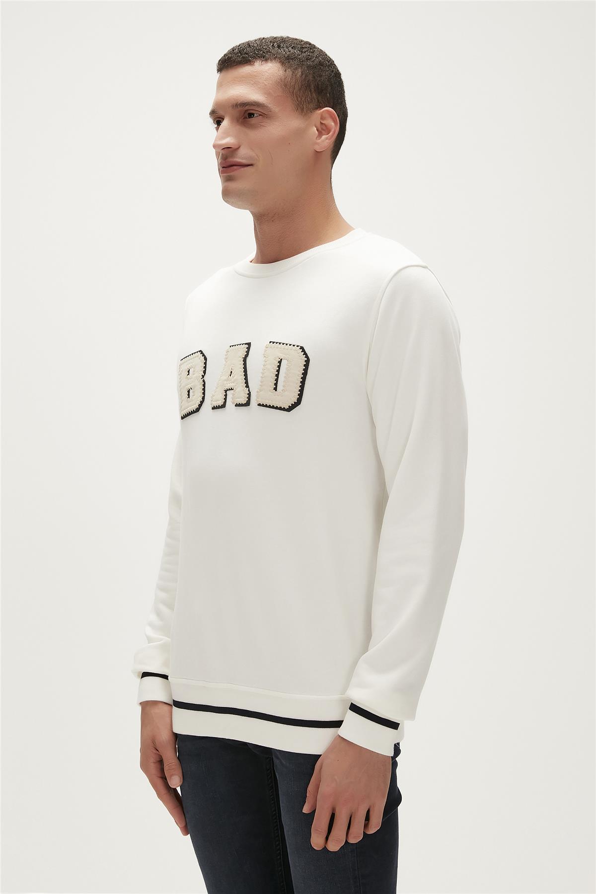 Felt Off-White Mens Crewneck Sweatshirt