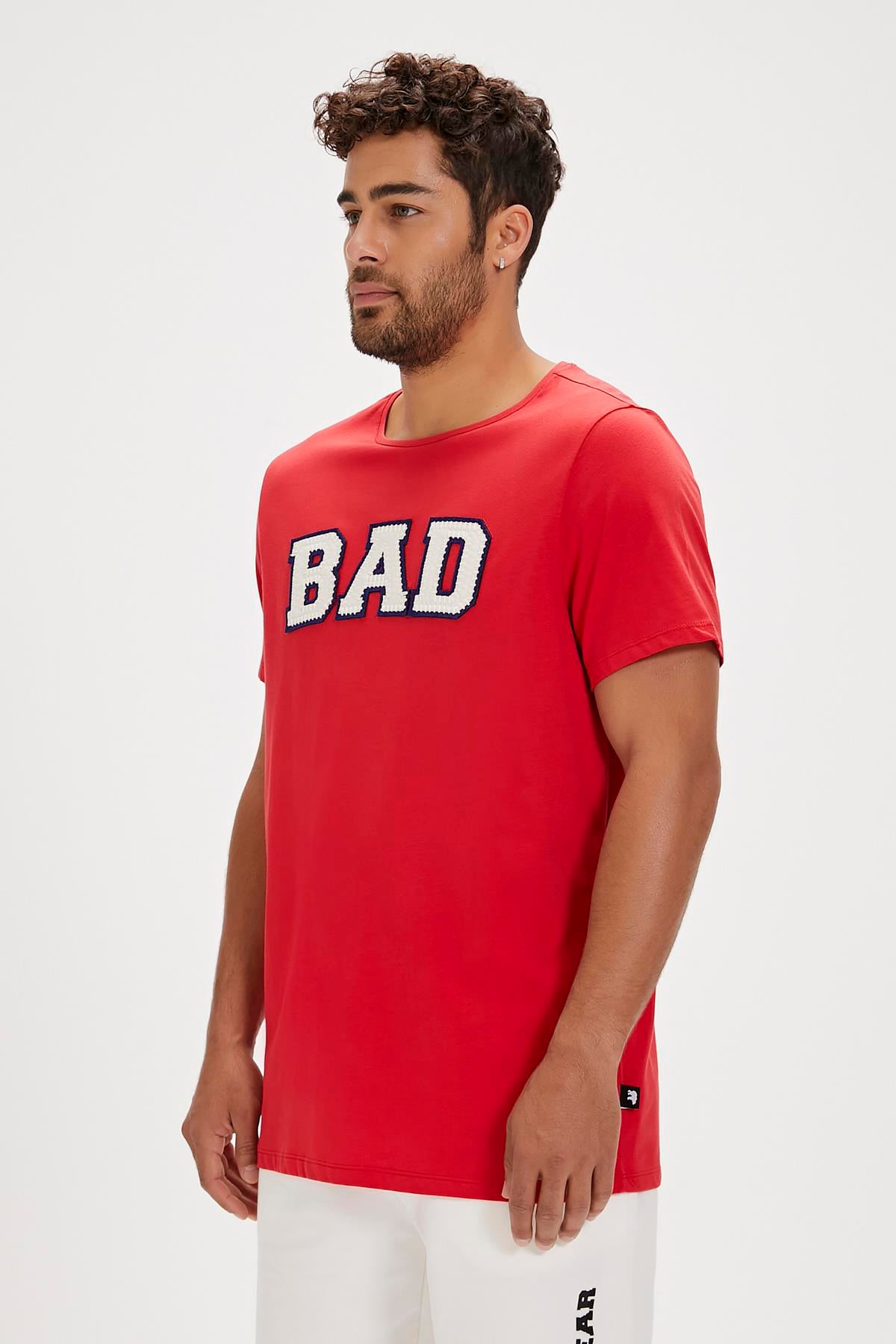 Felt Crimson Red Mens T-Shirt