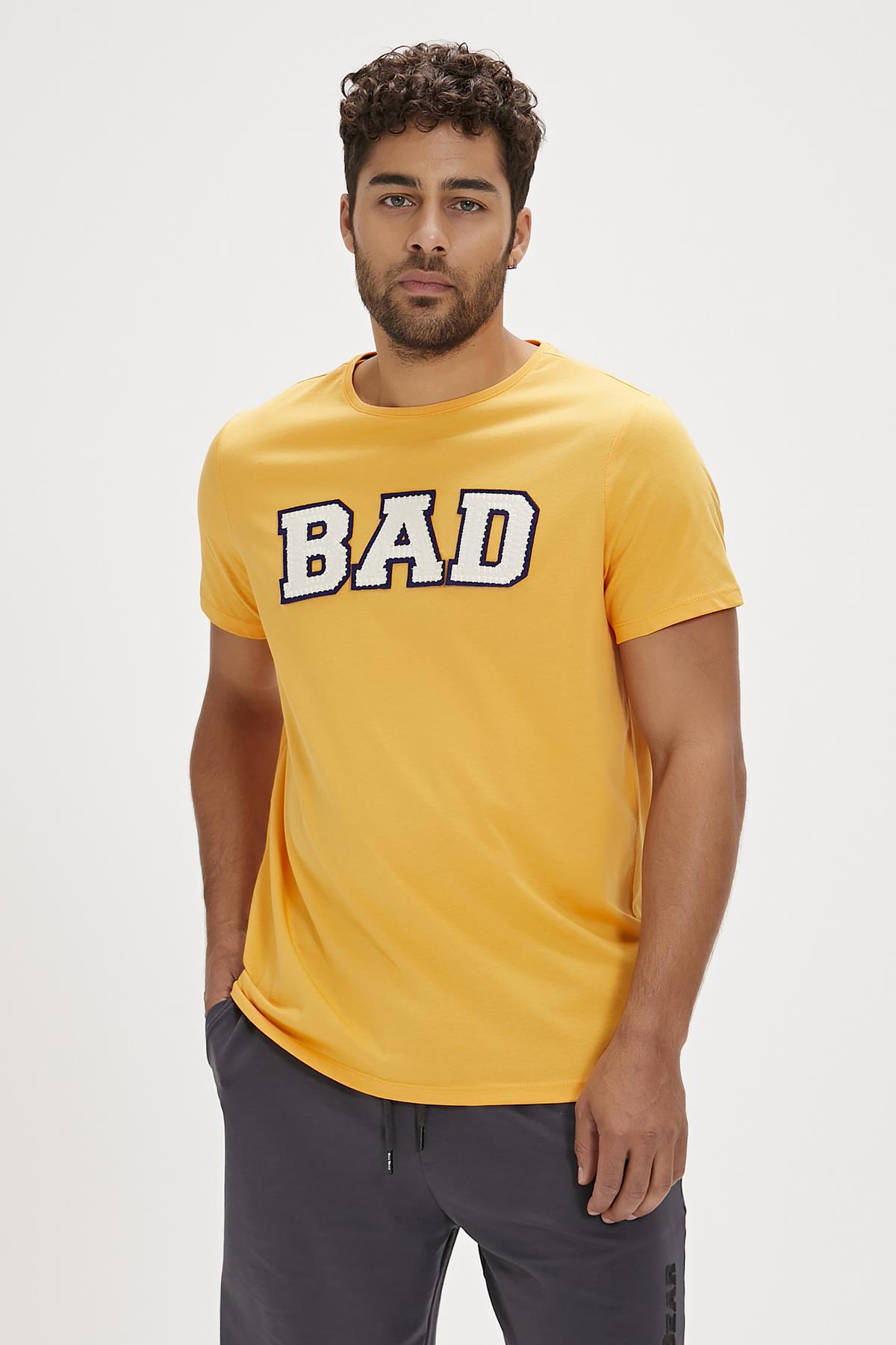 Felt Mustard Mens T-Shirt