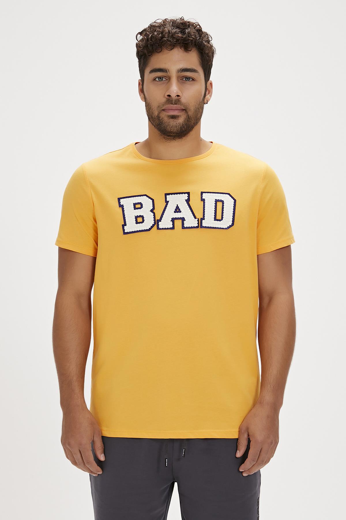 Felt Mustard Mens T-Shirt