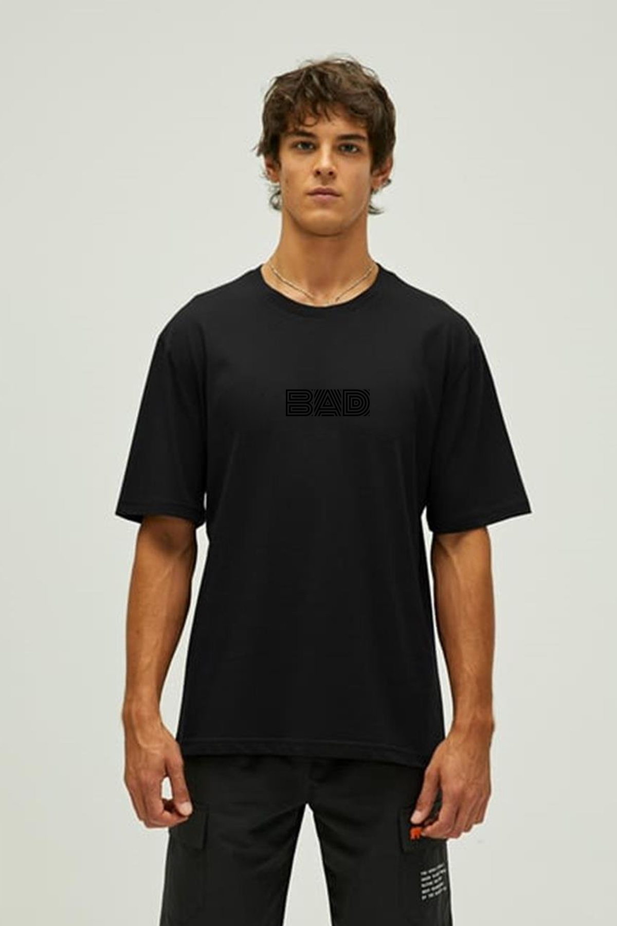 MAZE T-SHIRT PRINTED T-SHIRT SİYAH  MAN T-SHIRT MAZE T-SHIRTMAZE T-SHIRT