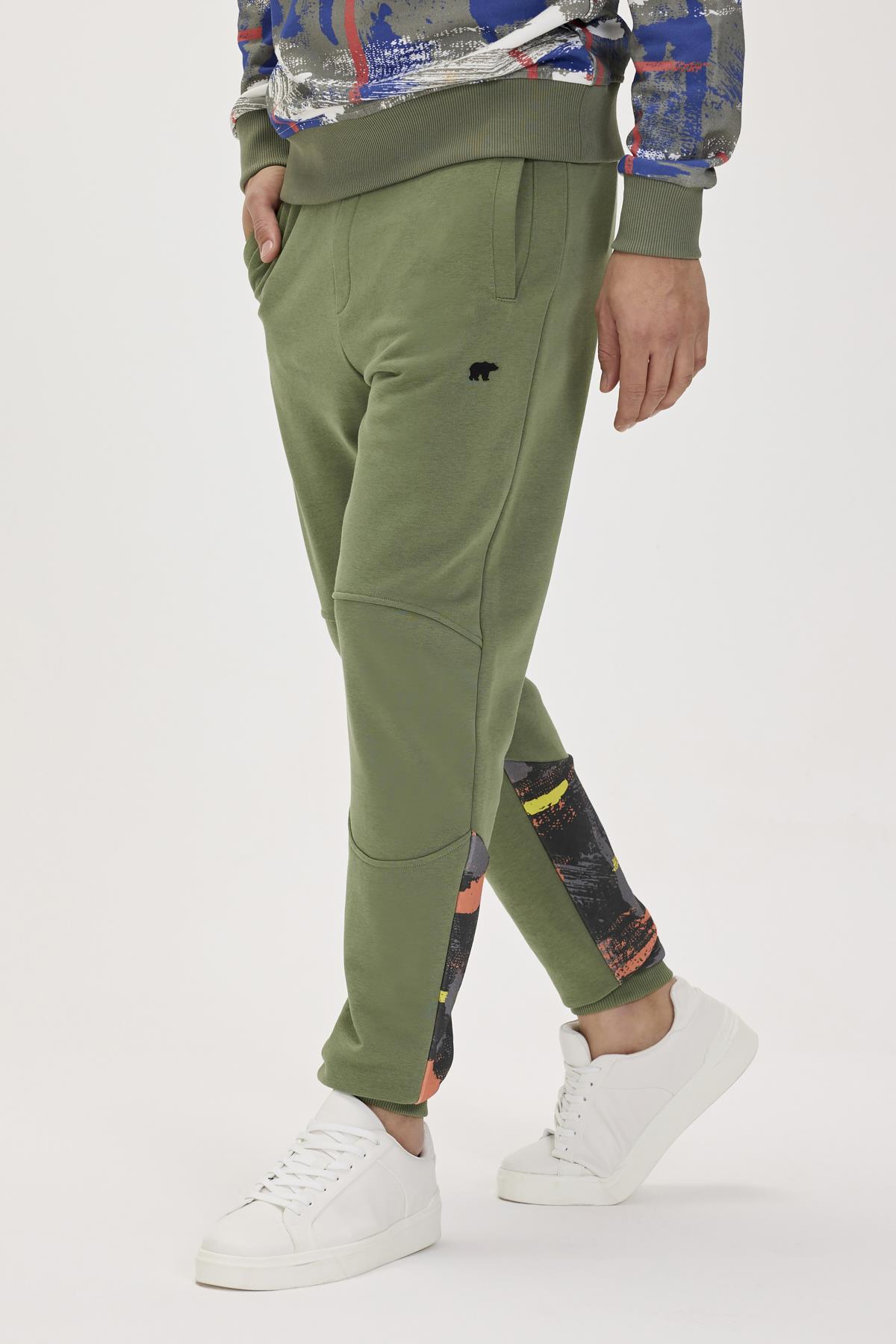 Flame Soluk Yeşil Erkek Eşofman Altı