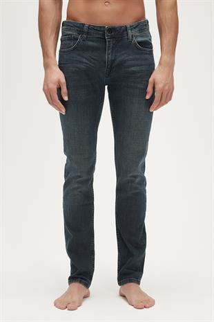 Franco Jeans Indigo Mavi Erkek Denim Pantolon