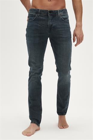 Franco Jeans Indigo Mavi Erkek Denim Pantolon