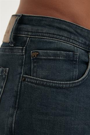 Franco Jeans Indigo Mavi Erkek Denim Pantolon