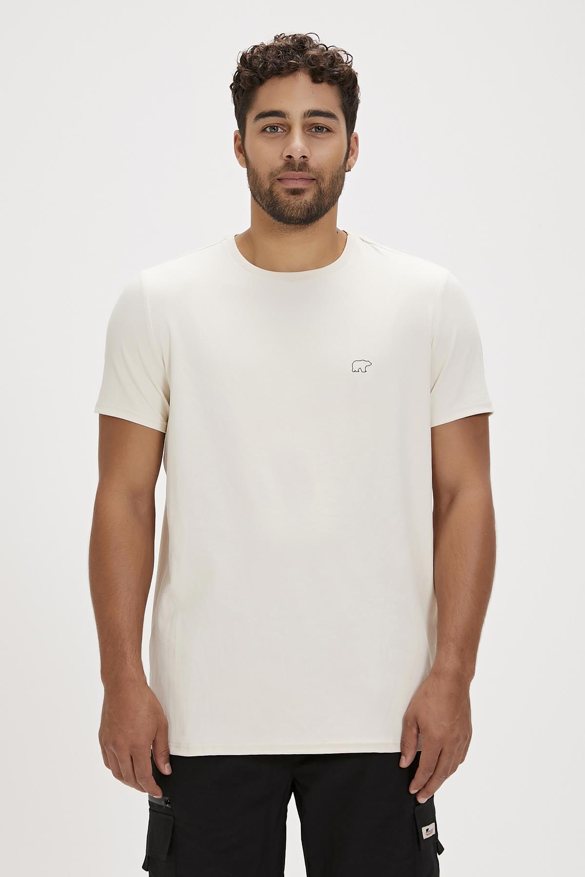 Frank Beyaz Basic Erkek Tişört