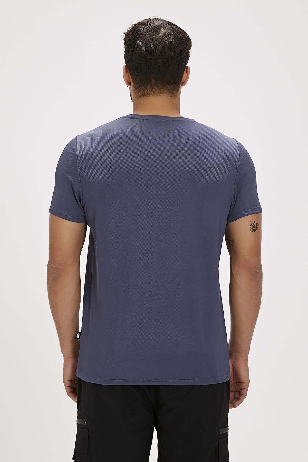 Frank Element Mavi Basic Erkek Tişört