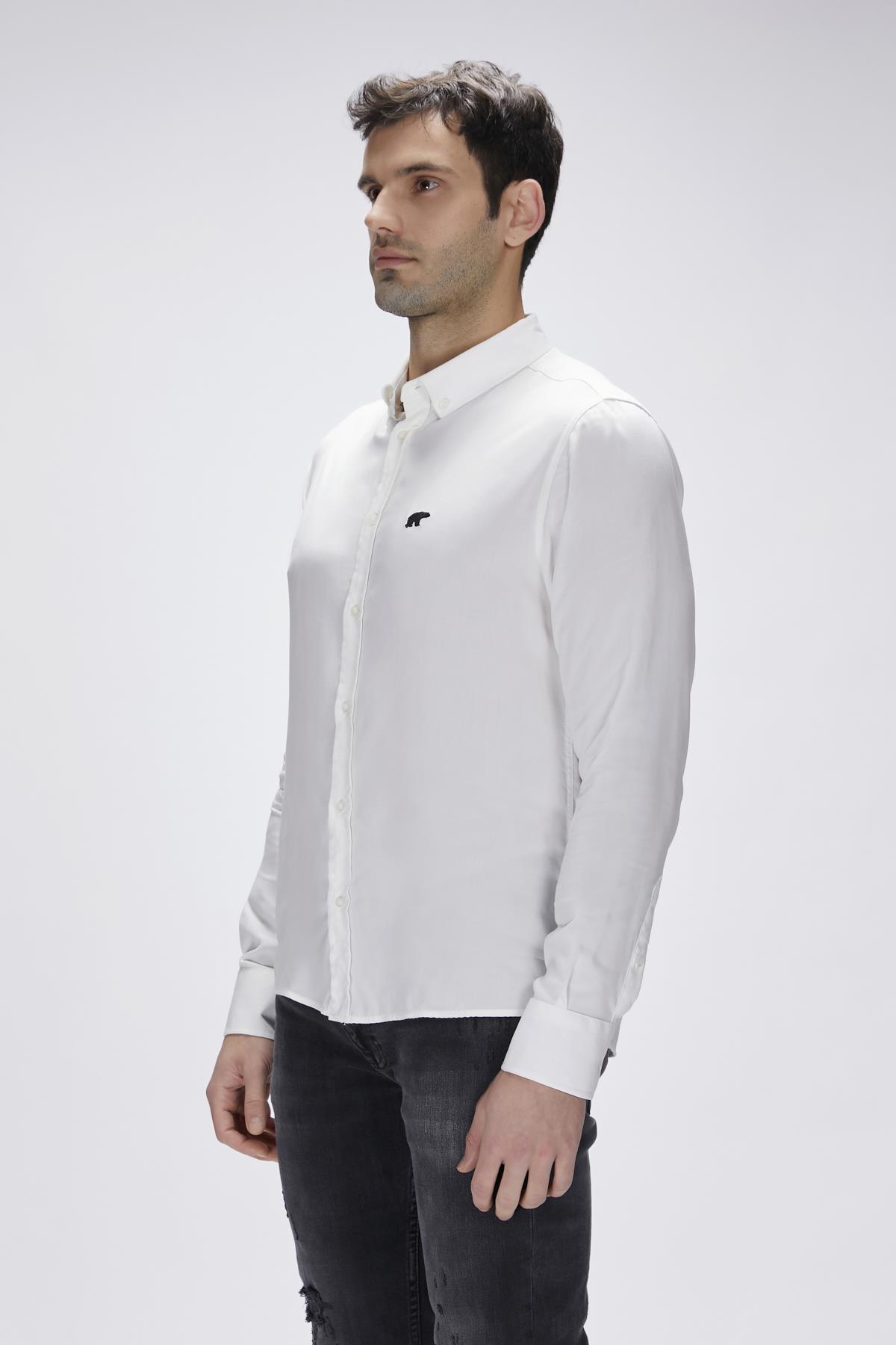 Fred Beyaz Erkek Gömlek