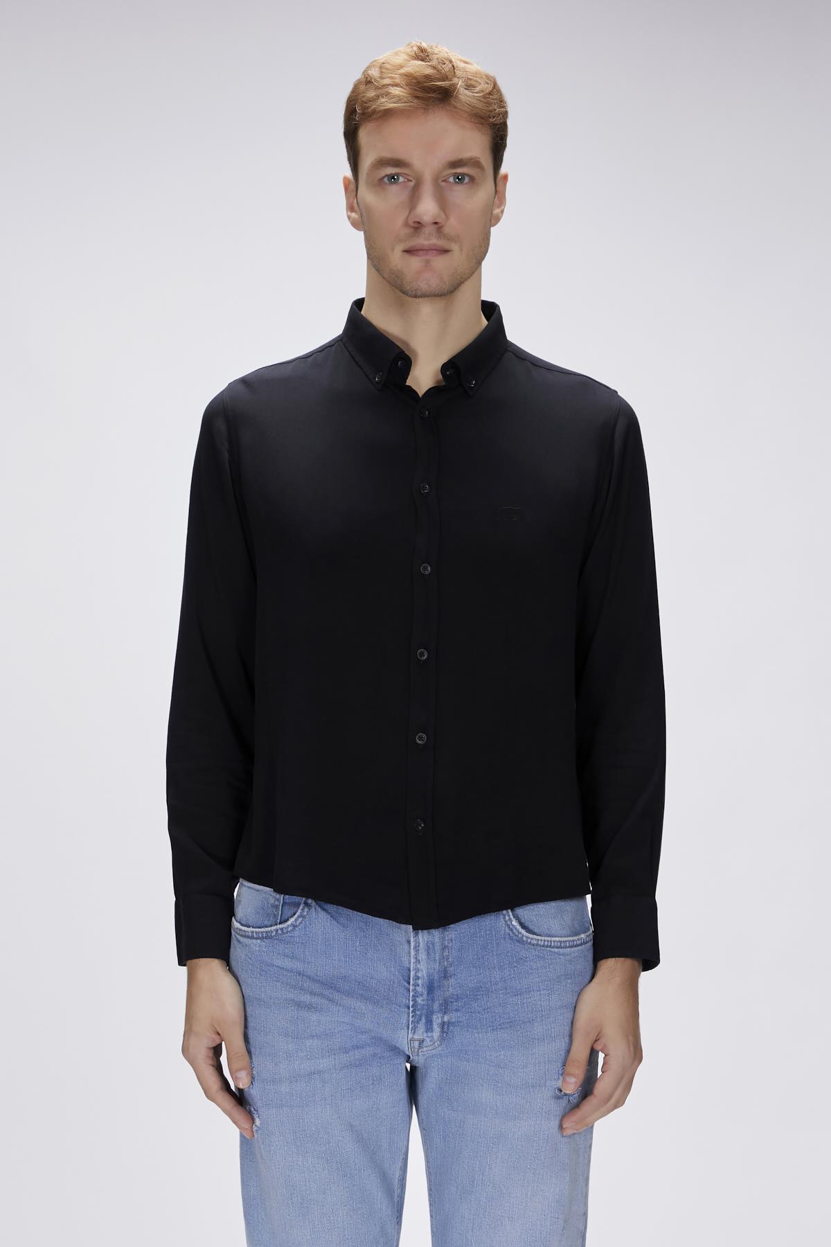 Fred Siyah Erkek Gömlek