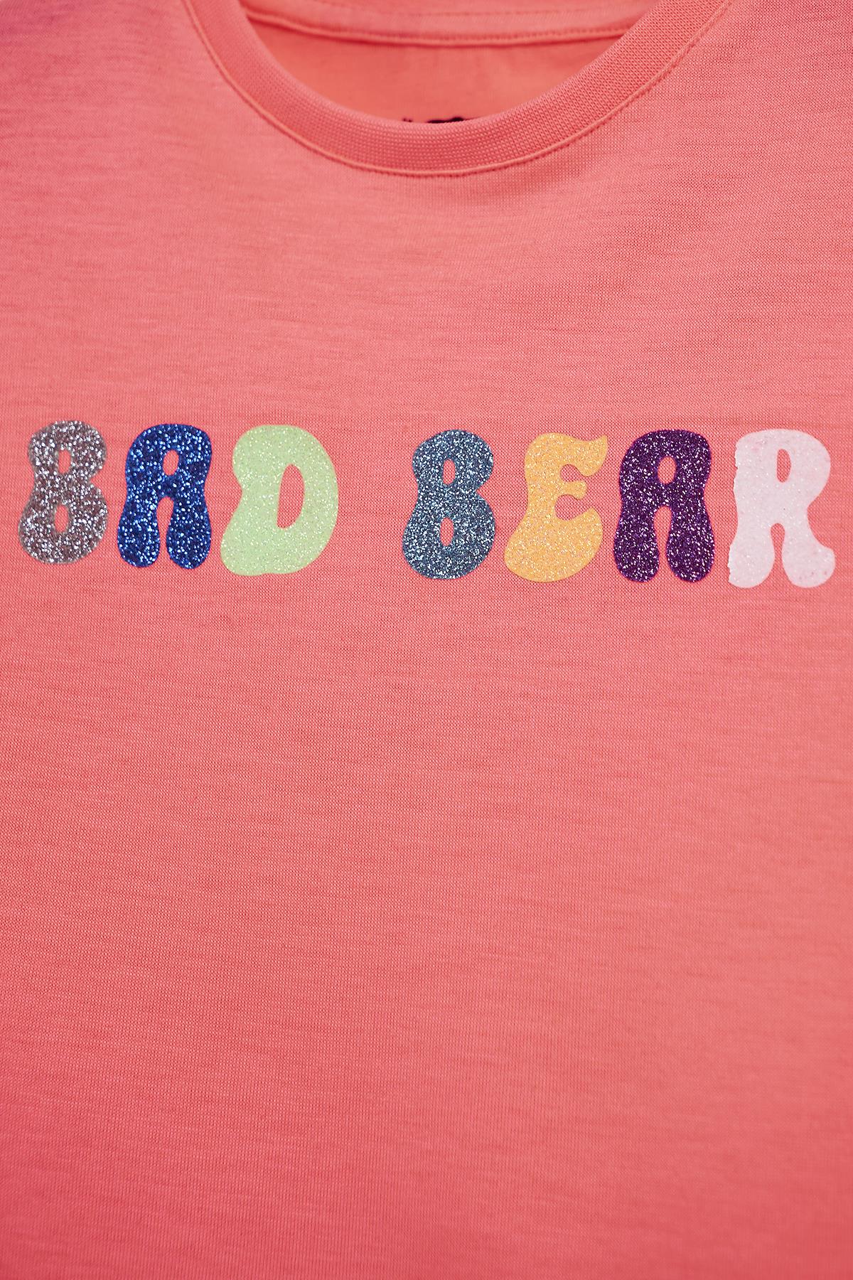 Gilda Pembe Baskılı Kız Çocuk Tişört