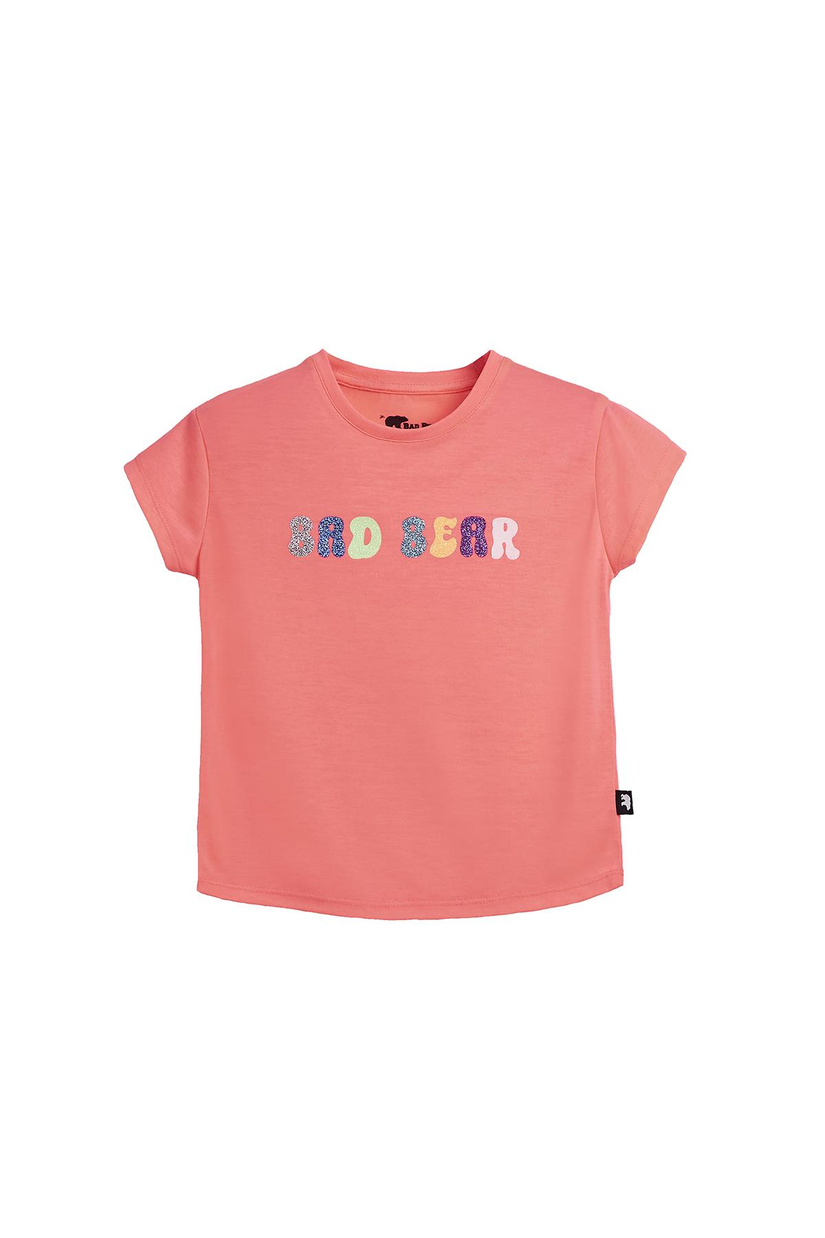 Gilda Pembe Baskılı Kız Çocuk Tişört