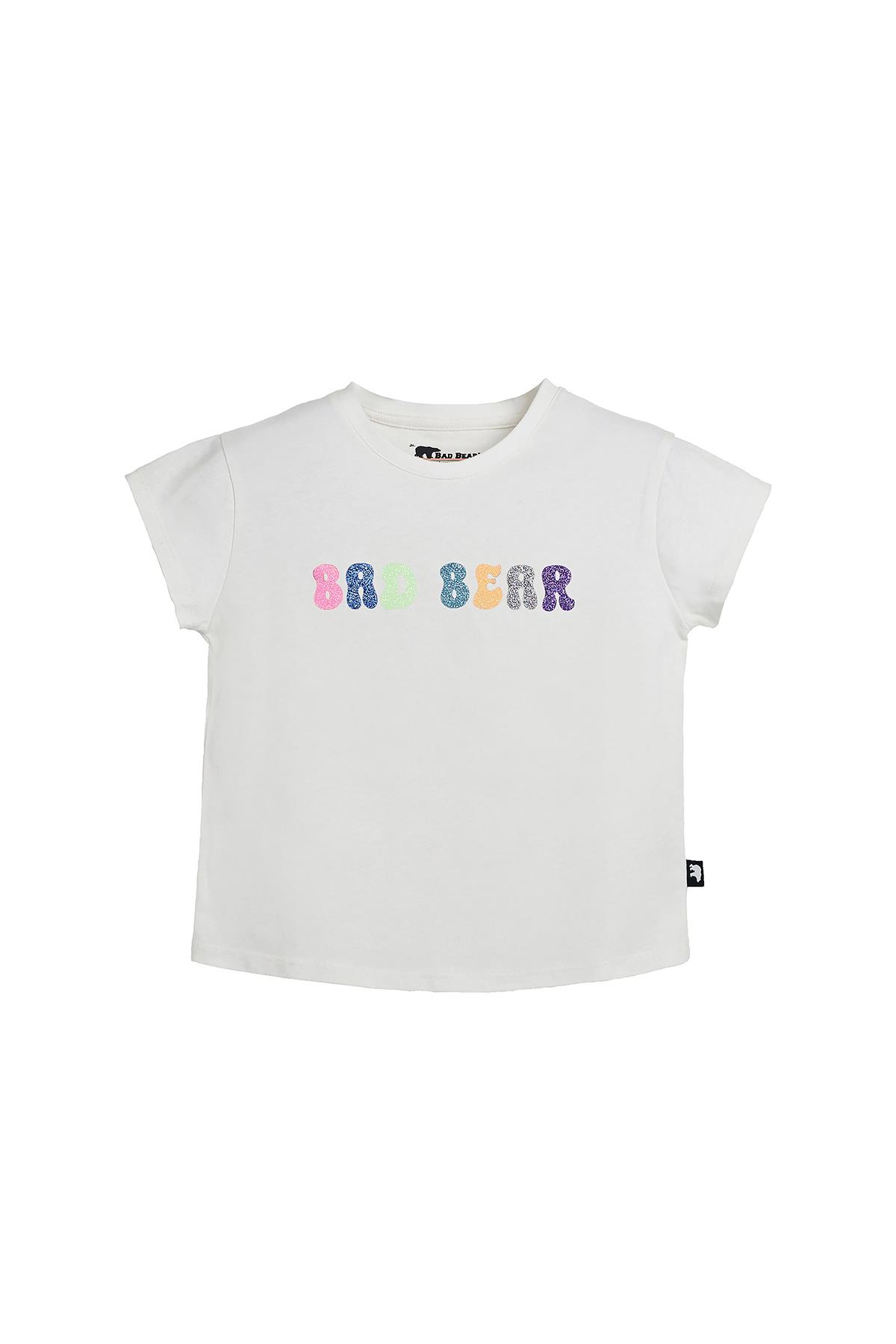 Gilda Beyaz Baskılı Kız Çocuk Tişört