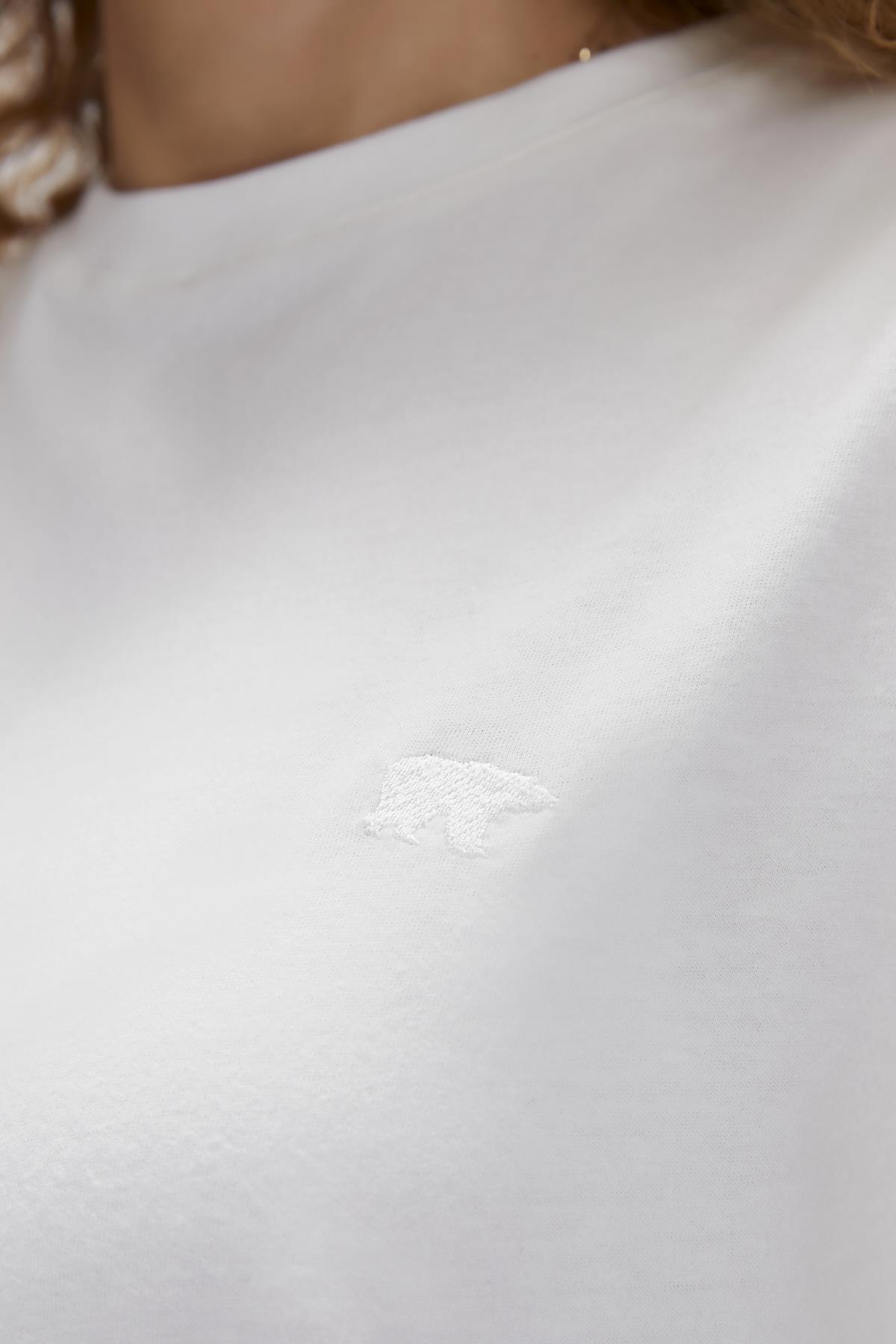 Gina Beyaz Kadın Tişört