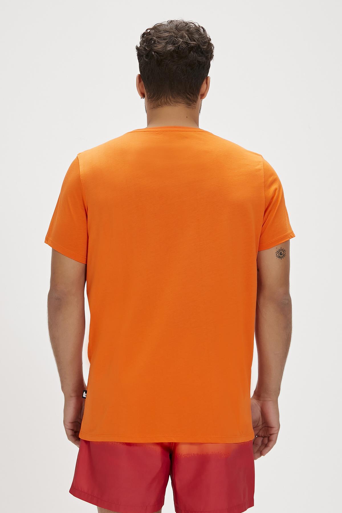 Gleen Orange Mens T-Shirt