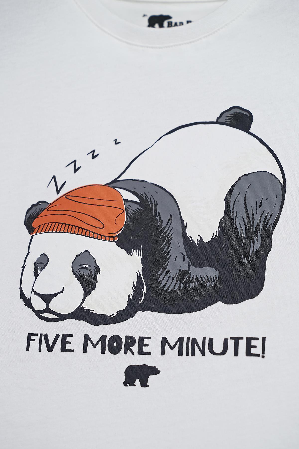 Gus Beyaz Baskılı Çocuk Tişört