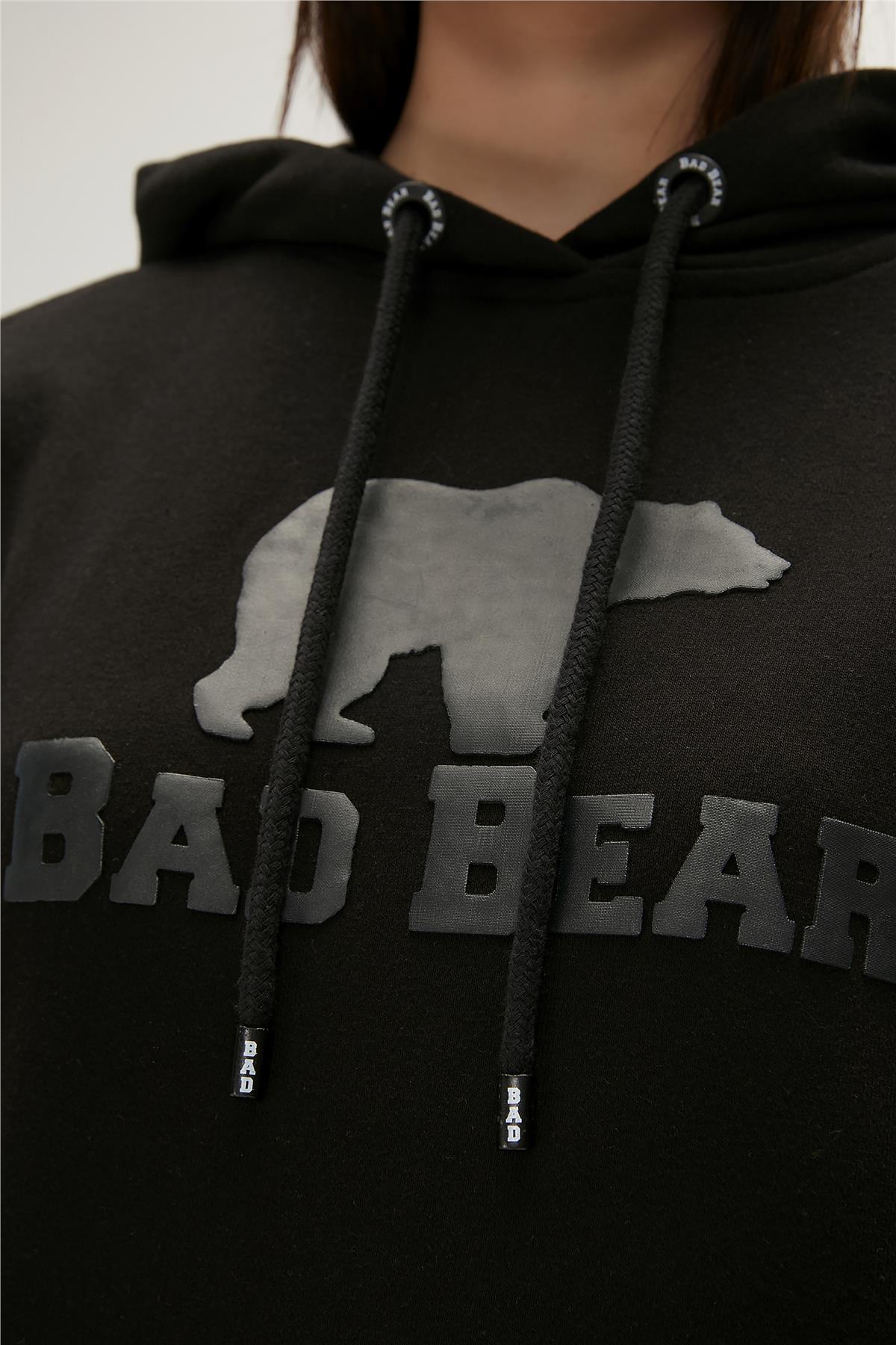 Gwen Hoodie Siyah  Kapüşonlu Kadın Sweatshirt