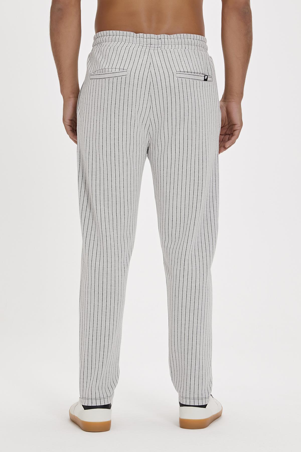 Homer Beyaz Erkek Pantolon