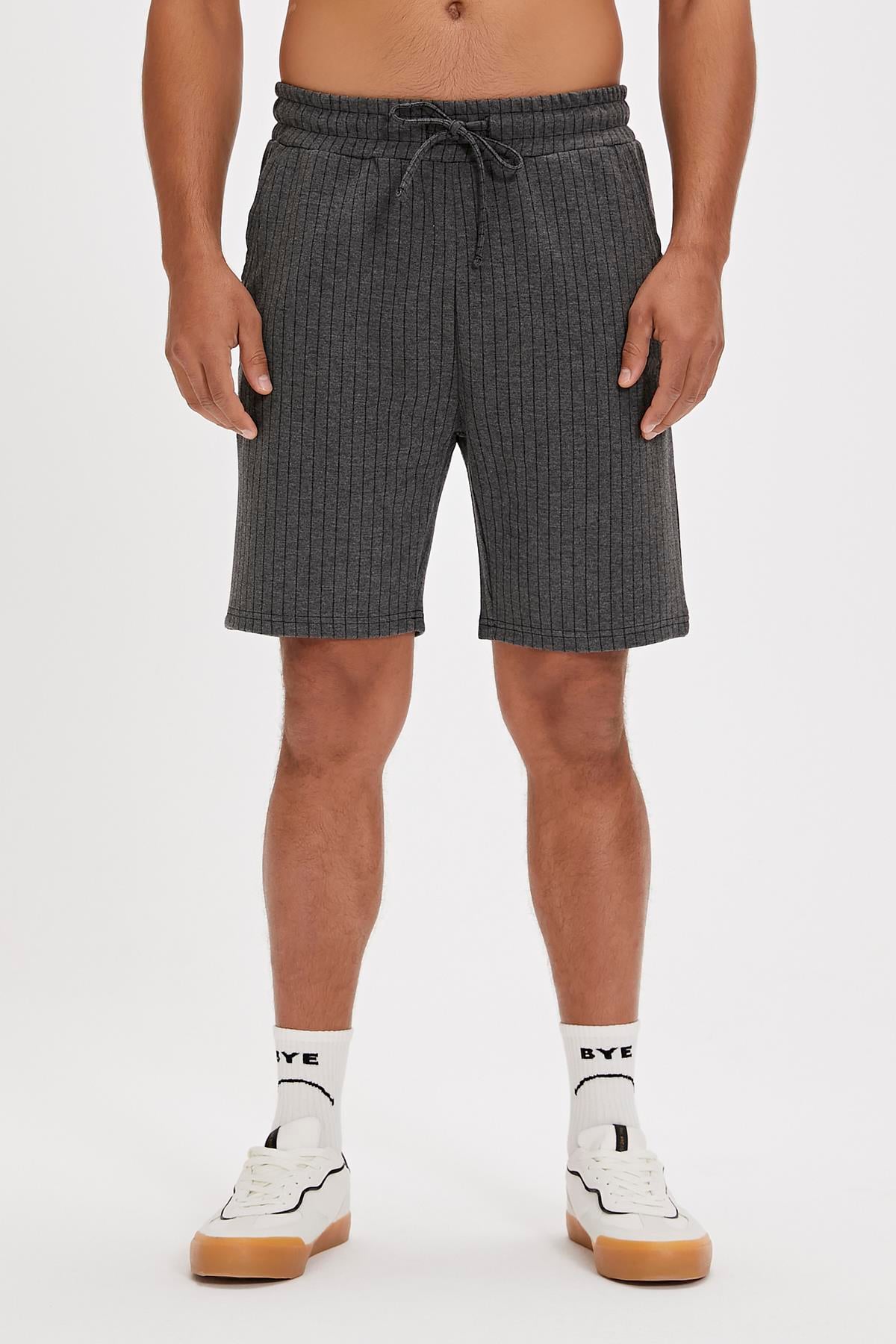 Homer Koyu Gri Erkek Şort