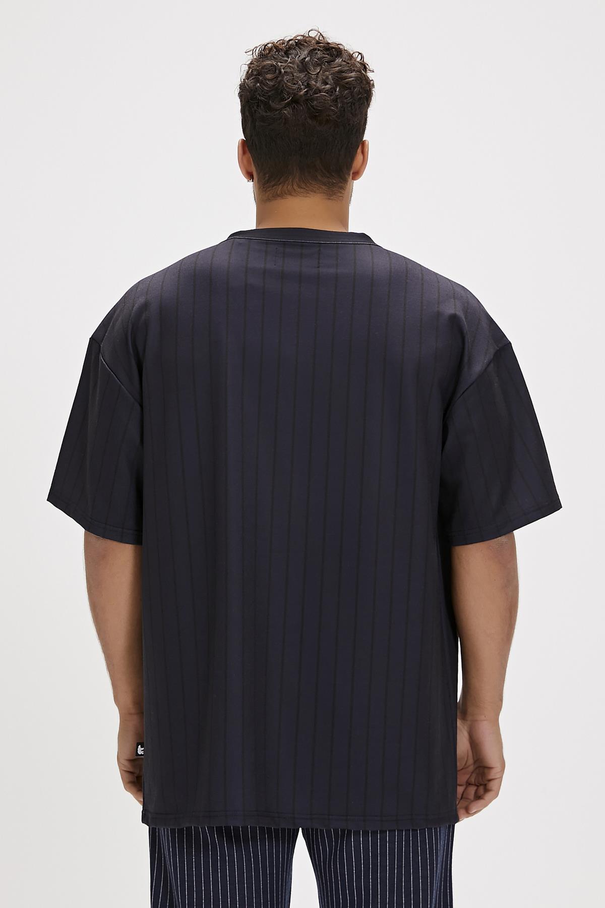 Homer Siyah Baskılı Erkek Gömlek