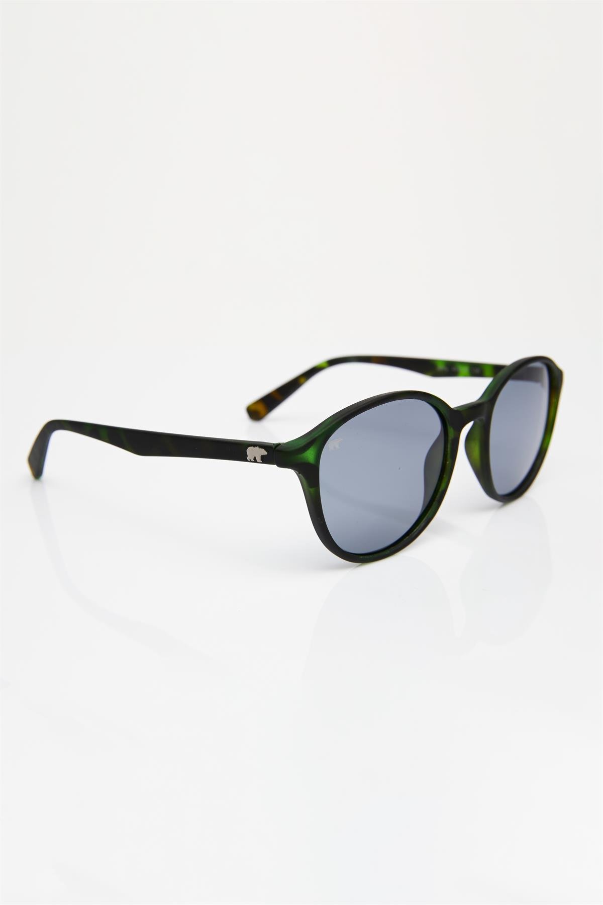 Jerry Unisex Green Sunglasses