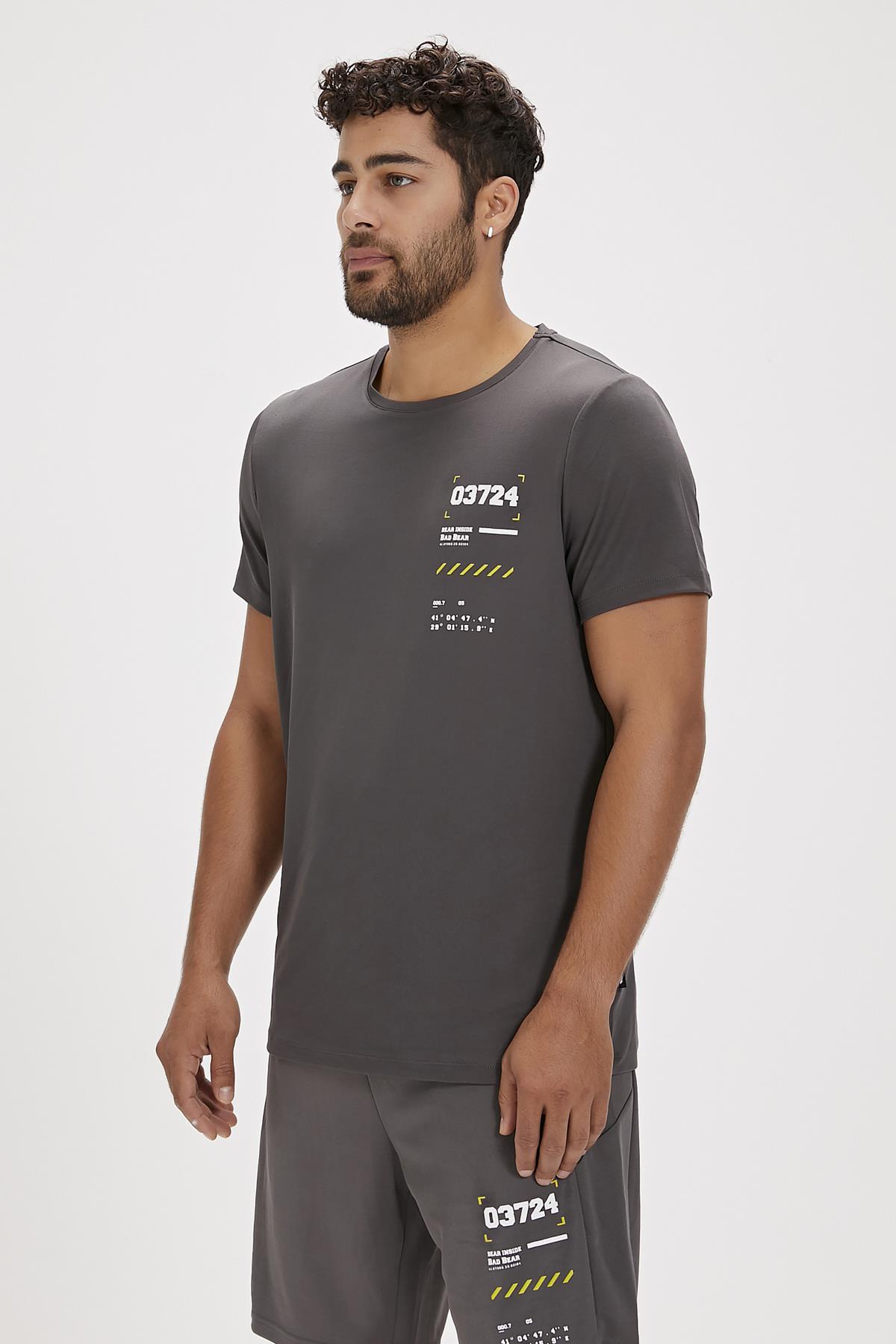 Jesse Asfalt Baskılı Erkek Tişört