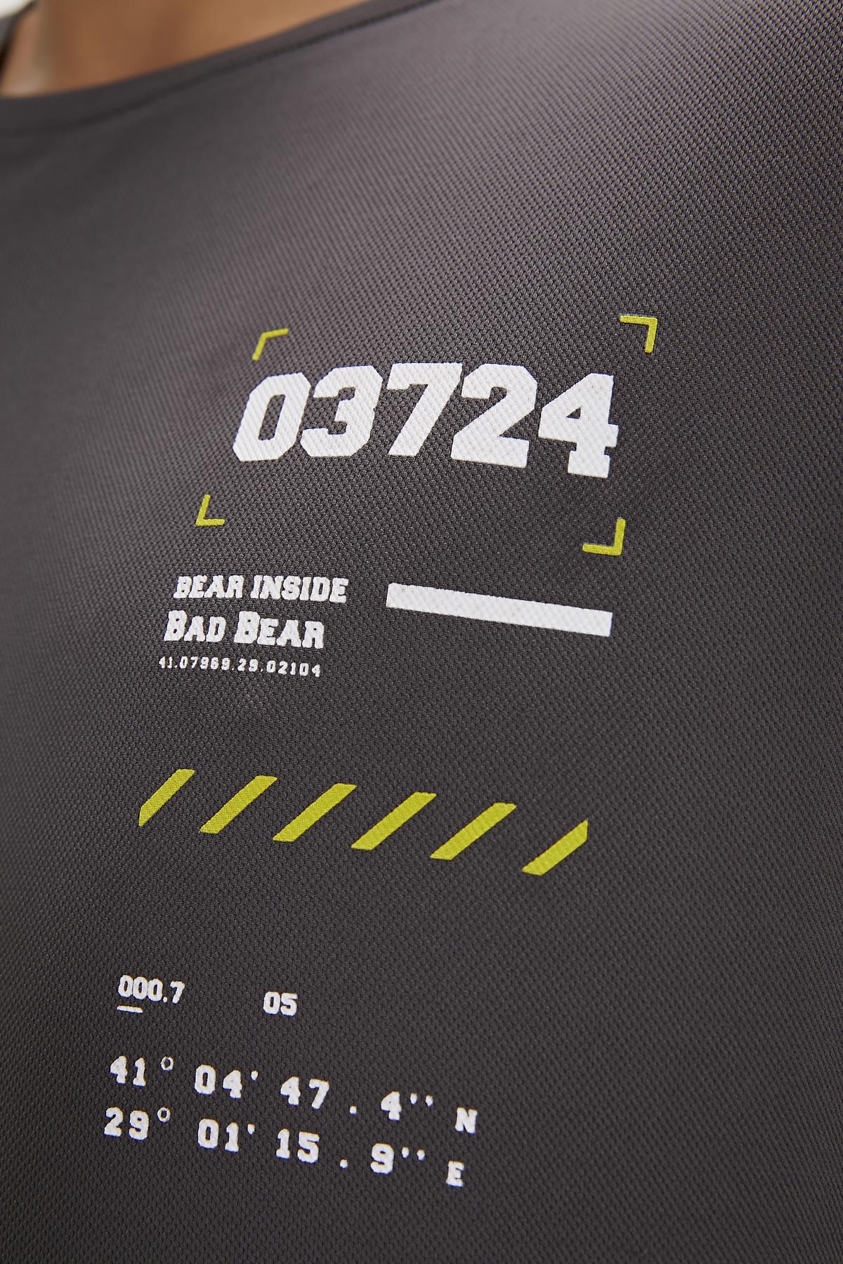 Jesse Asfalt Baskılı Erkek Tişört